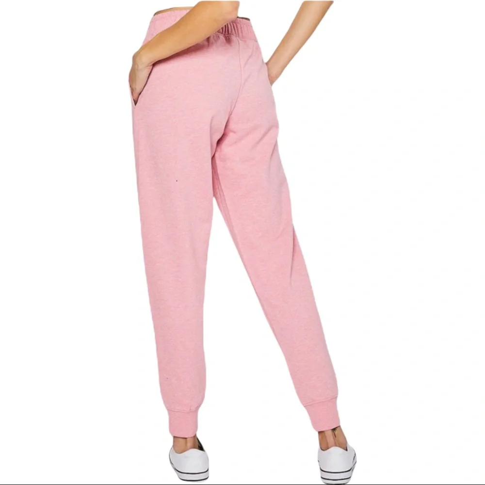 NWOT REFLEX 2 Piece Loungewear Set in Strawberry‎ Pink. Size Large